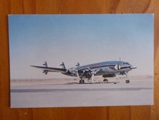 CARTE POSTALE AVIATION AIRLINE POSTCARD FLYING TIGER LINE LOCKHEED CONSTELLATION