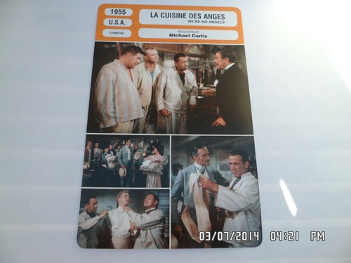 Carte fiche cinema 1955 - carte,