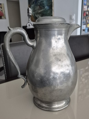 Pot vin étain 19ème - en,