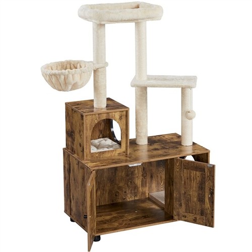 Maison toilettes pour chat - maison,