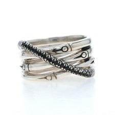 John Hardy Bambou Croisé Noir