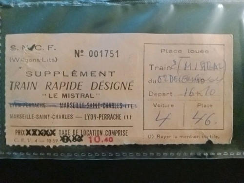 Supplément train e le - du, t.e.e
