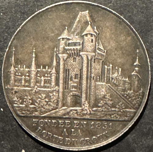 Médaille argent société - médaille,