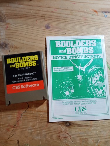 Boulders and bombs atari - bombs,