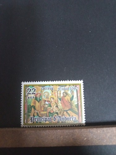 Timbre espagne andorre - timbre,