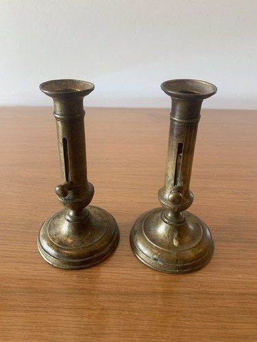 Paire bougeoirs chandeliers - paire,