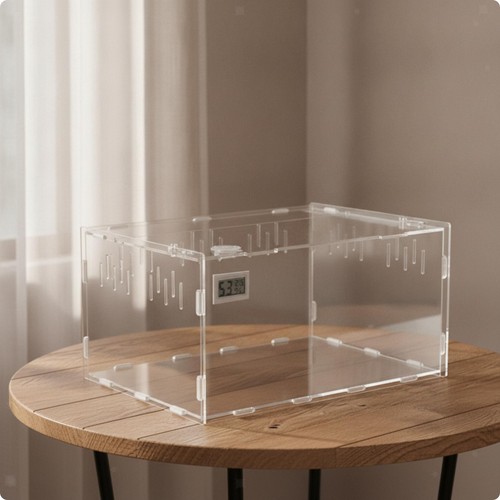 Terrarium pour reptiles avec