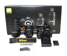 【NIKON】D5200 + 18-55mm + 55-300mm Double Lens Set Nikon M5645~5647