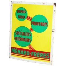 Ancienne plaque publicitaire