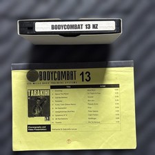 Les Mills Body Combat 13 VHS Tape Japanese Corio Sheet