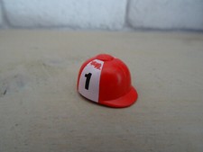 Playmobil - bombe cavalier rouge  avec n°1