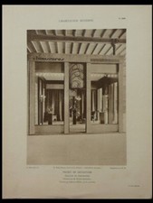 RENE HERBST, MAGASIN CHAUSSURES PERUGIA, SALON ARTISTES DECORATEURS-PLANCHE 1923
