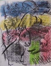 Marc CHAGALL : Couple à la