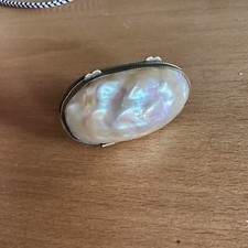 Oeuf Boîte Ancienne Nacre