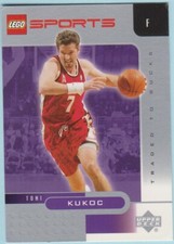 KUKOC Toni  #12 carte basket Lego sports panini fleer  basketball NBA
