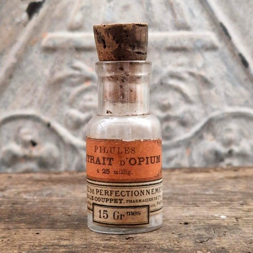 Ancien flacon apothicaire - ancien,
