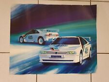 Affiche PEUGEOT 405 turbo 16