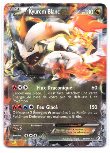 Carte pokémon kyurem blanc - kyurem,