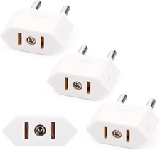 Adaptateur Prise USA 3 Pièces Adaptateur Prise US vers EU France, Adaptateur 