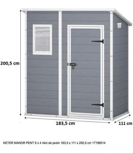 Vends abri jardin - jardin, résine