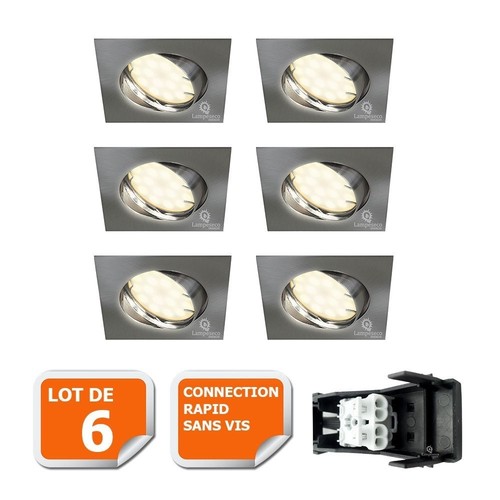 Lot spot encastrable - spot,