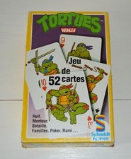 Ancien jeu de cartes TORTUES NINJA TMNT Vintage SCHMIDT France 1990