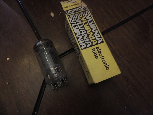 Sylvania 6mj8 vintage vacuum - sylvania,