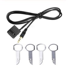 Adaptateur cable auxiliaire entr??e audio MP3 6000CD pour Ford Focus 4 kits de