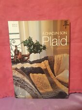 Tricot A chacun son plaid Martine Routier  REF E3