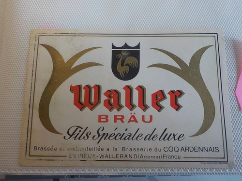Etiquette biere waller - ,