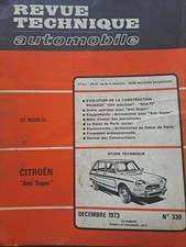 CITROEN AMI 8 AMI SUPER 1015 REVUE TECHNIQUE AUTOMOBILE 330 1973 BERLINE BREAK 1