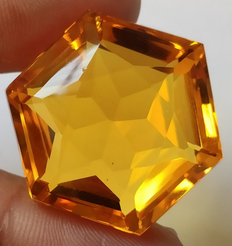 Aaa grande citrine jaune - grande,