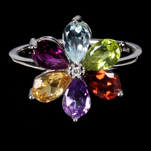Bague gemme 925 argent - bague,