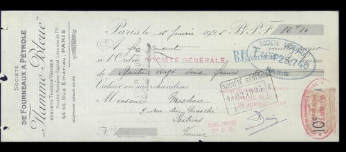 Flamme bleue paris 1925 - ,