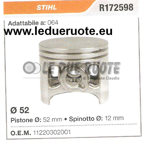 11220302001 piston complet - 11220302001,