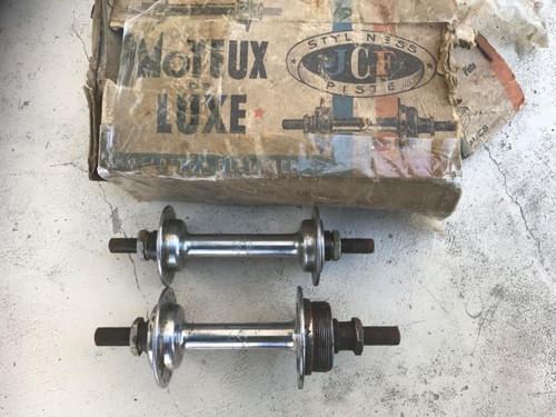 Ancienne paire moyeux piste - paire,