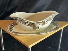 Creil et Montereau - Saucière à tête de lion - HBCM - Modèle Elisabeth - 1930