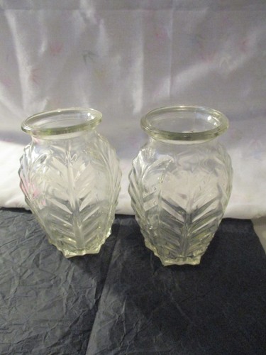 Ancien vase verre pressé - ancien, en