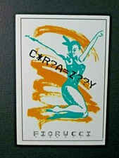 FIORUCCI POP ART Vintage DESIGN STICKER PANINI 196 Swim Crazy pin up girl