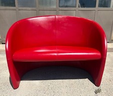 Canapé cuir Lella et Massimo Vignelli pour Poltrona Frau 1989