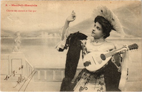 Cpa mandoli mandola - cpa, ak