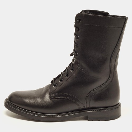 Bottes combat cuir noir - combat, en