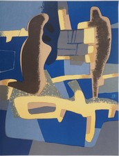 Maurice ESTEVE : Face à face - Lithographie originale