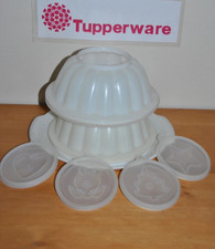 ?TUPPERWARE Moule à Charlotte Fond Plateau Couvercle 20 Cm Complet 8 pièces
