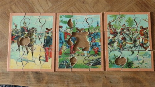 Anciens puzzles militaires - puzzles,