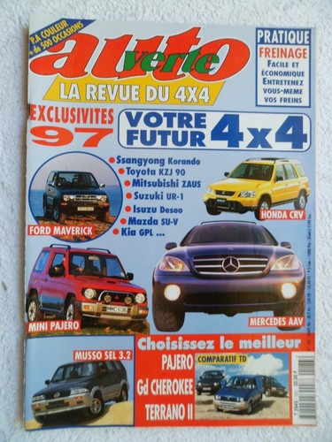Auto verte 4x4 183 1996 - verte, n°183
