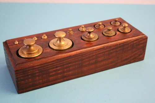 Boite poids laiton tête - boite, de