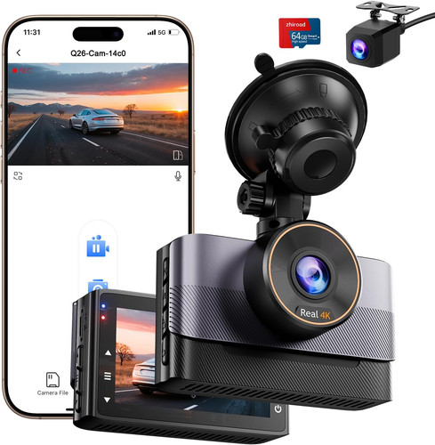 Dashcam voiture avant - voiture, arrière