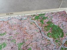 Carte US de REIMS datée 1943 