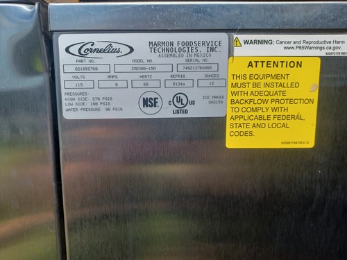 Ice machine pellet - machine, "pellet